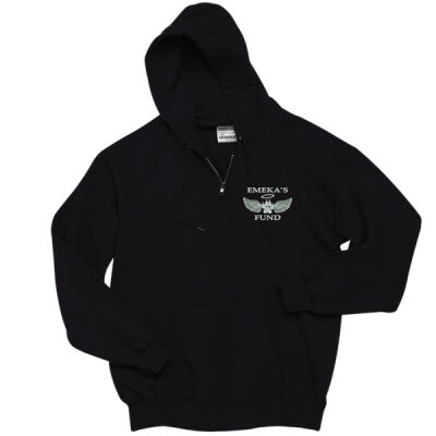 Zip Up Hoodie with Embroidered Logo Thumbnail